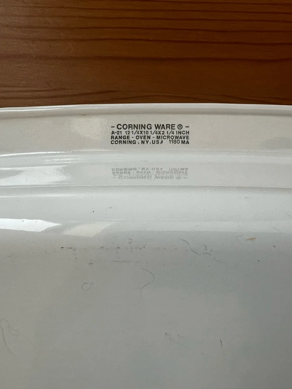 Vintage Corningware Spice of Life Open Roaster A-21-8